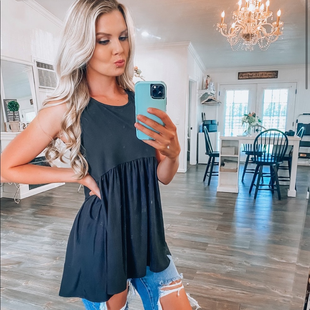 Zenana Babydoll Tank Top